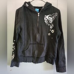 Women's Black Hoodie Jacket